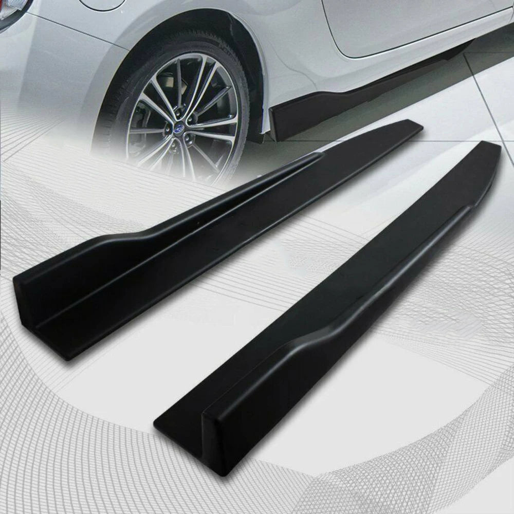 31" x 4" Universal Car side Skirt Rocker Splitters Diffuser Winglet Wind