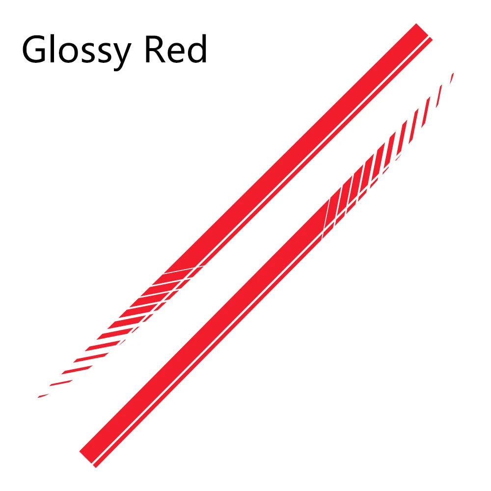 Car Sticker For Audi Volkswagen VW Ford BMW Toyota Honda Mercedes Benz Renault Auto Side Stripe DIY Decal Car Tuning Accessories