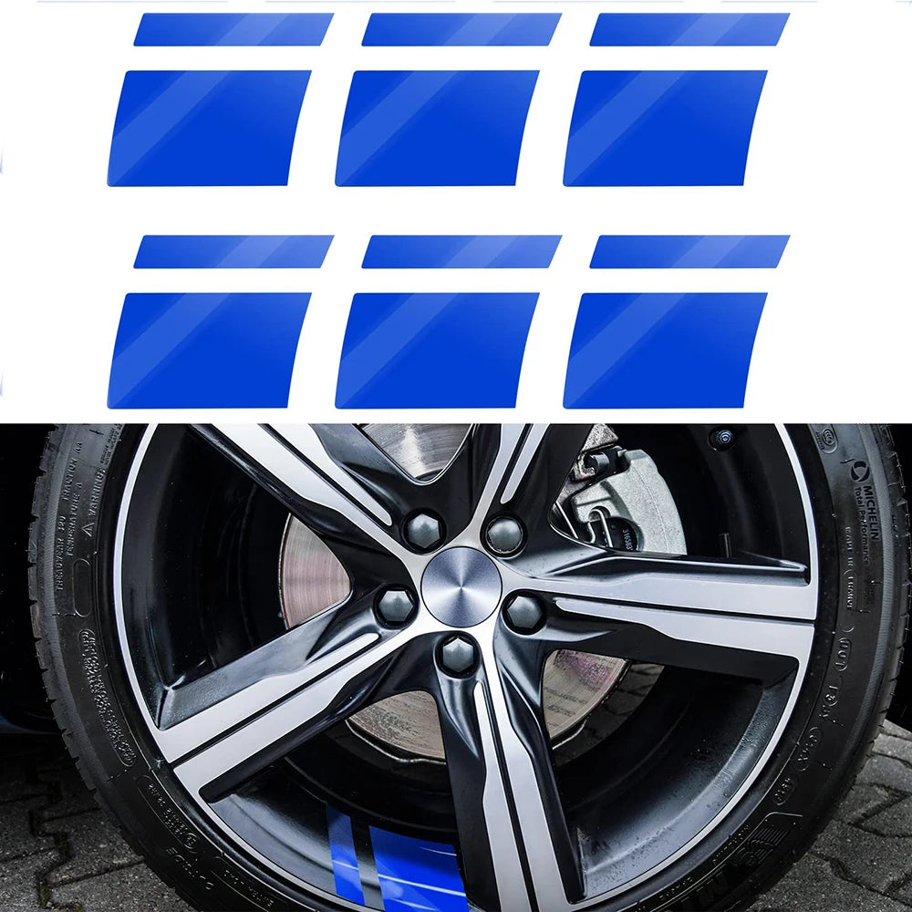 Car Wheel Reflective Stickers Auto Safety Warning Sticker Reflector Protective Strip Film for Trucks Auto Motorcycle Stickers