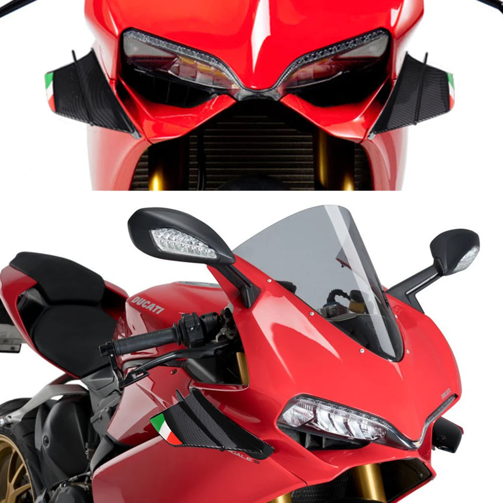 For Yamaha YZF R1 R6 R25 R7 R3 for Bmw S1000RR S1000R S 1000 RR/R 1000R 1000RR Motorcycle Spoiler Wing Aerodynamic Winglet