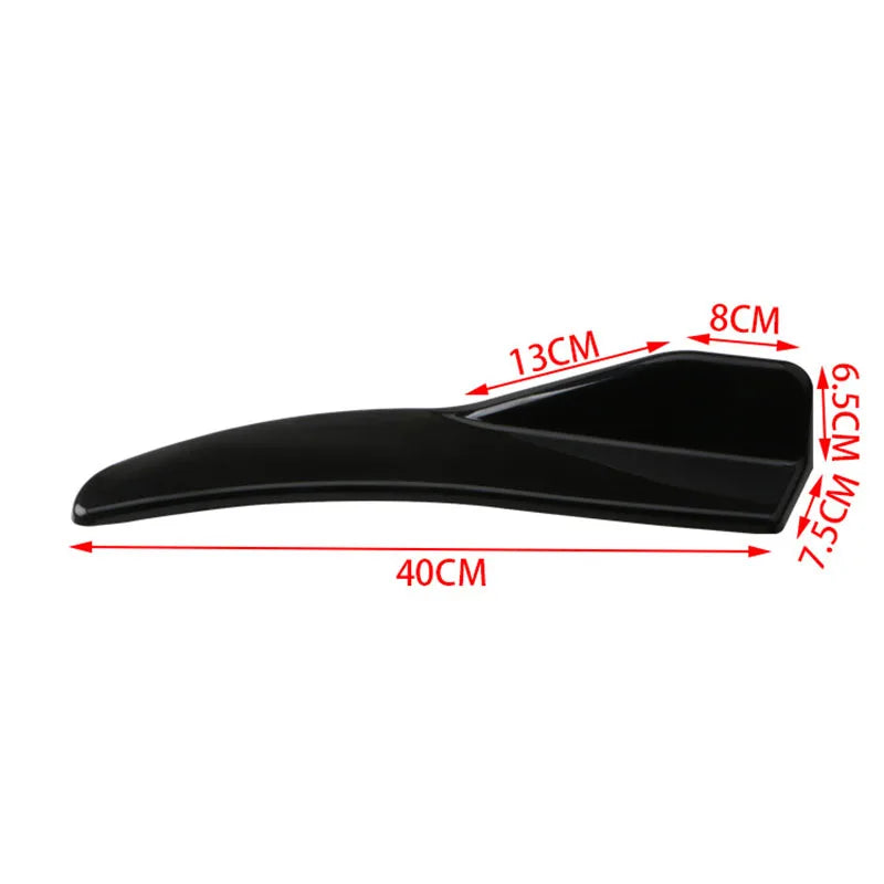 1 Pair Car Bumper Spoiler Front Rear Lip Anti-collision Universal Car Side Skirt For BMW Mercedes-Benz Toyota Audi Volkswagen