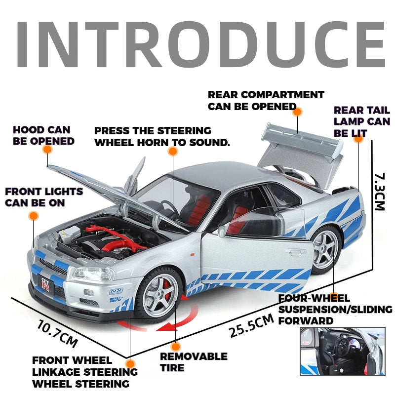 1:18 Nissan GTR Skyline