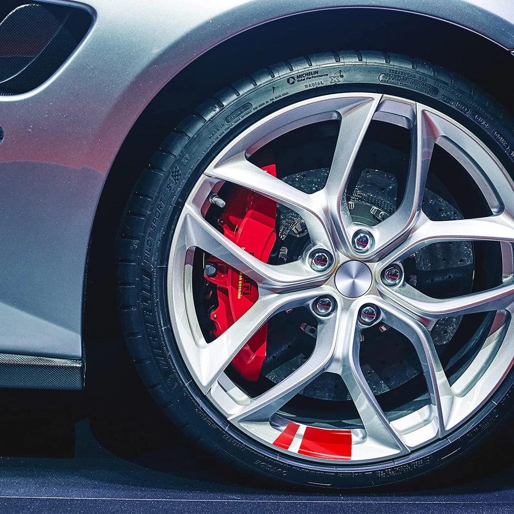 Car Wheel Reflective Stickers Auto Safety Warning Sticker Reflector Protective Strip Film for Trucks Auto Motorcycle Stickers