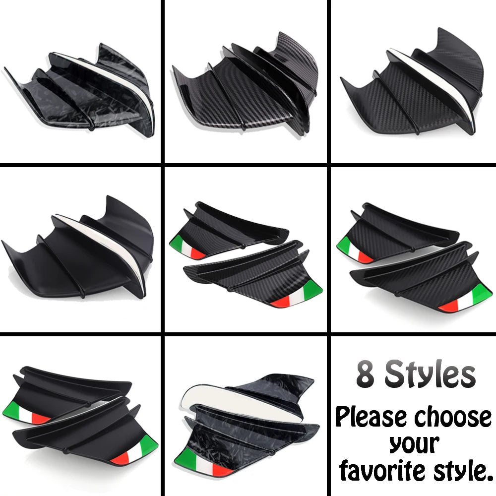 For Yamaha YZF R1 R6 R25 R7 R3 for Bmw S1000RR S1000R S 1000 RR/R 1000R 1000RR Motorcycle Spoiler Wing Aerodynamic Winglet