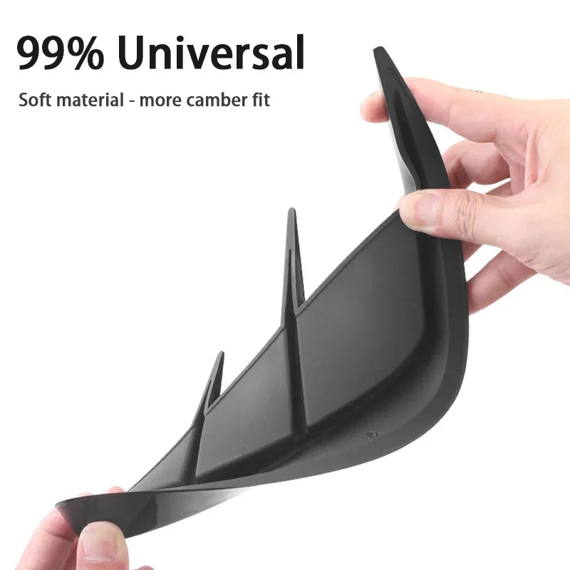 Multifunction Carbon fiber Car Fender Trim Car Sticker Shark Gills Simulation Exhaust Side Intake Hood Body Sticker Accessories