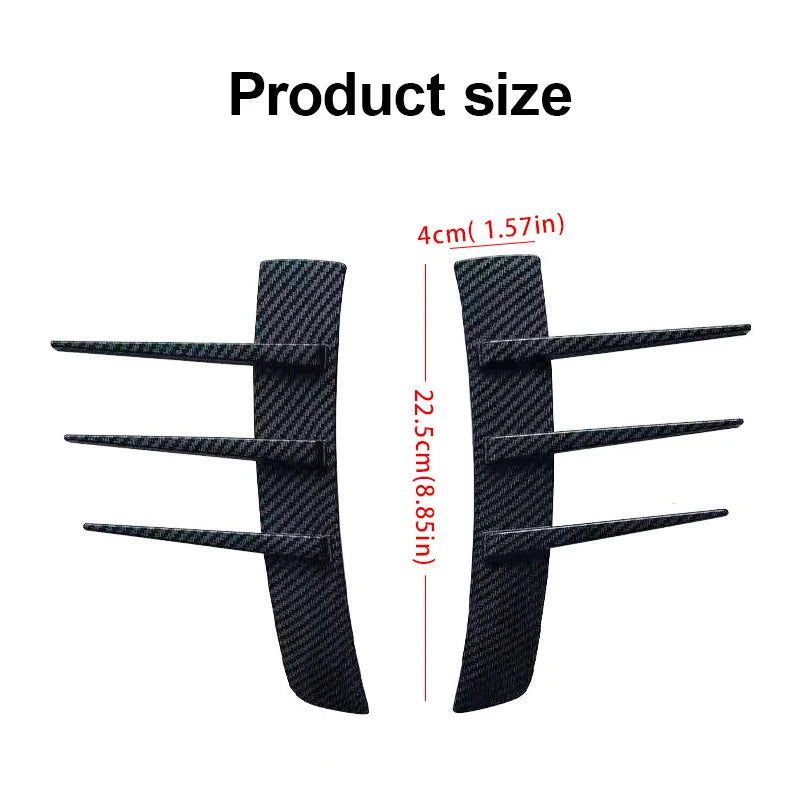 Universal Motors Fender Decoration Car Anti-scratch Anti-collision Decoration Sticker ABS Car Simulation Outlet Side Sticker