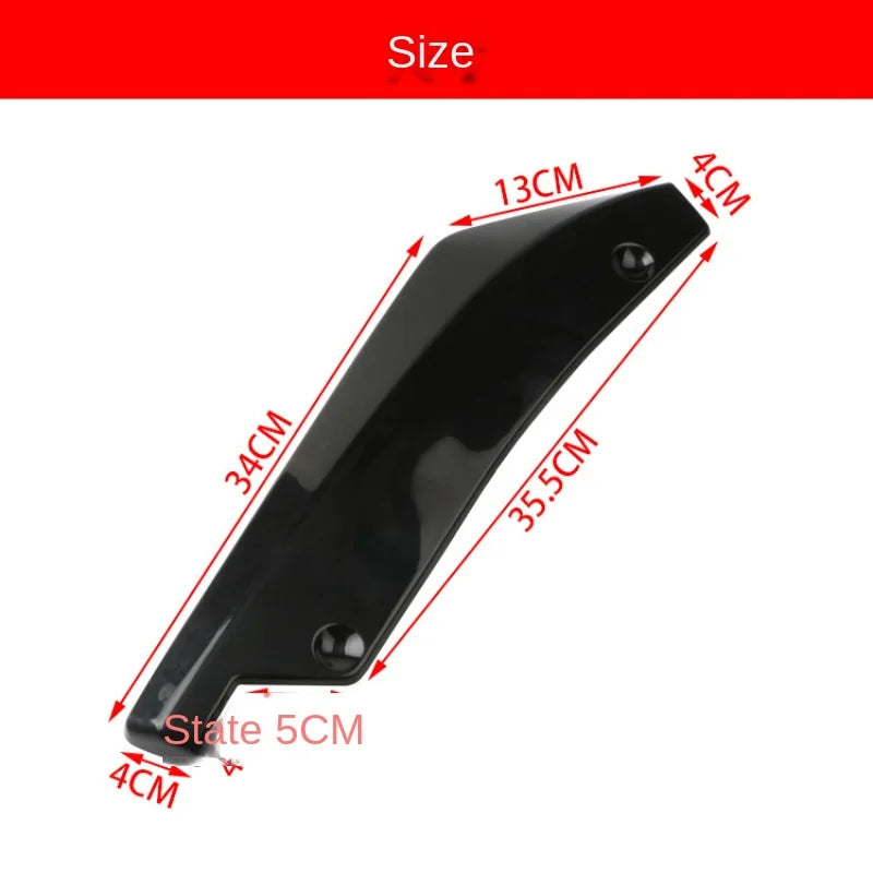 Car Surround Carbon Fiber Rear Package Corner Anti Collision Universal Exterior Modification Accessories Rear Spoiler Accessorie