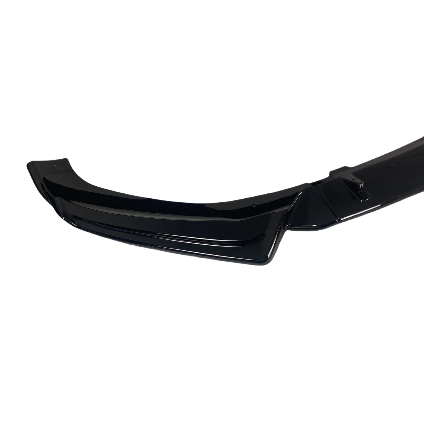 3Pcs Gloss Black Car Front Bumper Lip Splitter