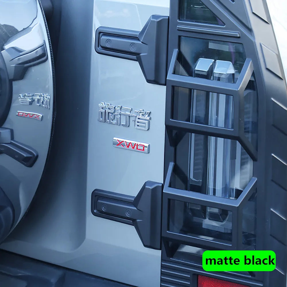 Car Black Tailgate Hinge Cover Modification Styling Accessories For Chery Jetour Traveler T2 2023 2024 2025 Tailgate Hinge Cover