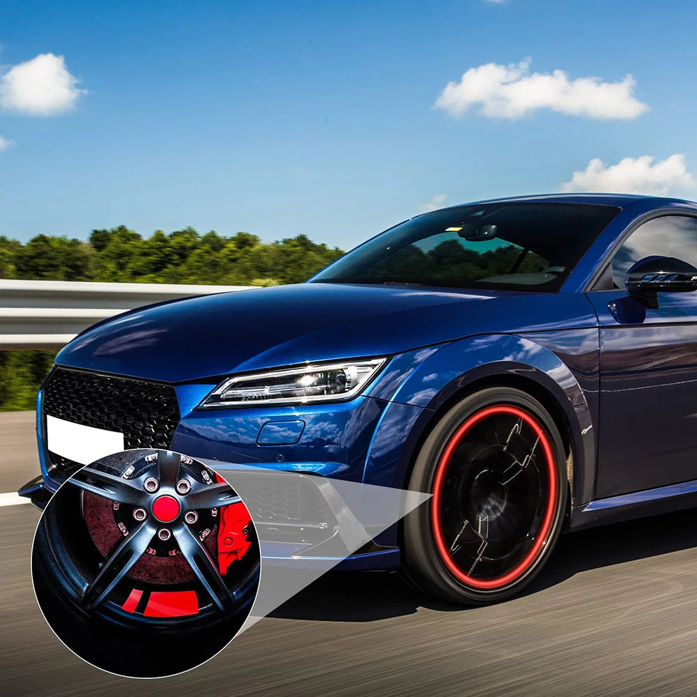 Car Wheel Reflective Stickers Auto Safety Warning Sticker Reflector Protective Strip Film for Trucks Auto Motorcycle Stickers