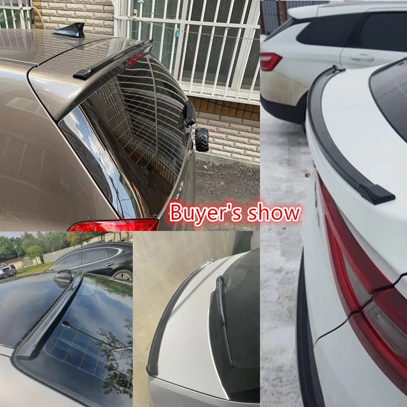 1.5M Car-Styling 5D Carbon Fiber Spoilers Styling DIY Refit Spoiler Universal For BMW Toyota Honda KIA Hyundai Opel Mazda NEW