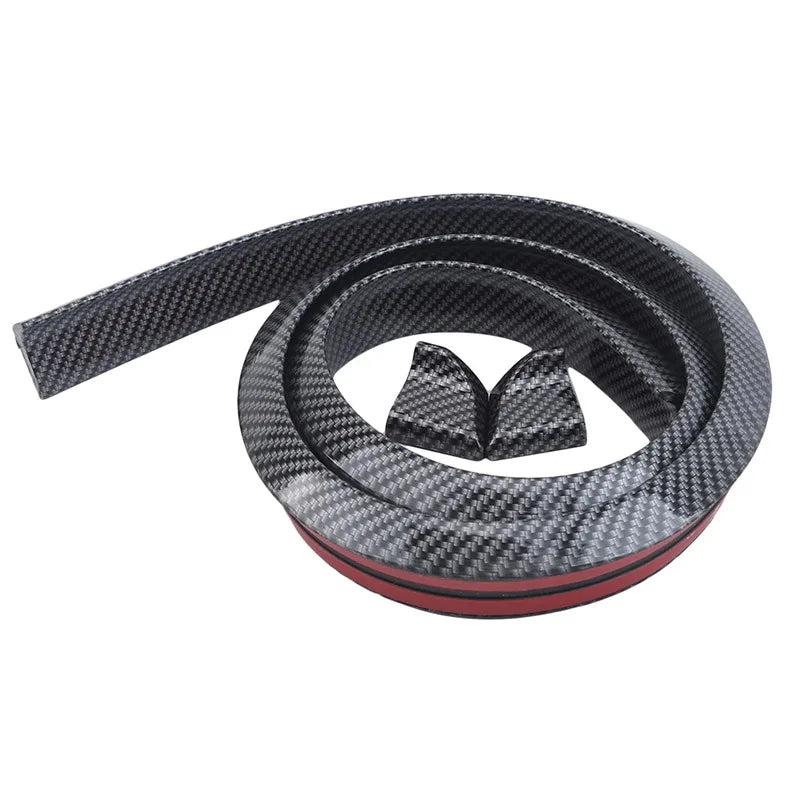 1.5M Car-Styling 5D Carbon Fiber Spoilers Styling DIY Refit Spoiler Universal For BMW Toyota Honda KIA Hyundai Opel Mazda NEW