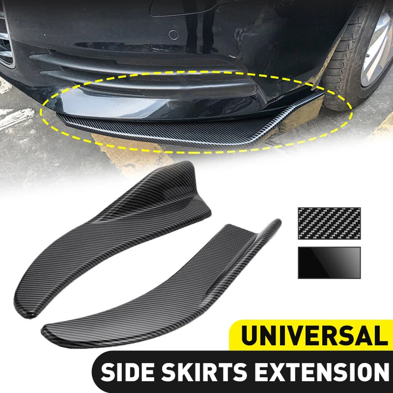 1 Pair Car Bumper Spoiler Front Rear Lip Anti-collision Universal Car Side Skirt For BMW Mercedes-Benz Toyota Audi Volkswagen