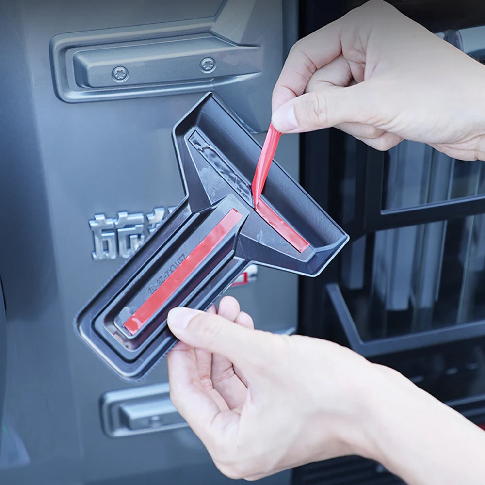 Car Black Tailgate Hinge Cover Modification Styling Accessories For Chery Jetour Traveler T2 2023 2024 2025 Tailgate Hinge Cover